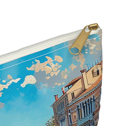 Venetian Grand Canal Dream Accessory Pouch - close-up detail