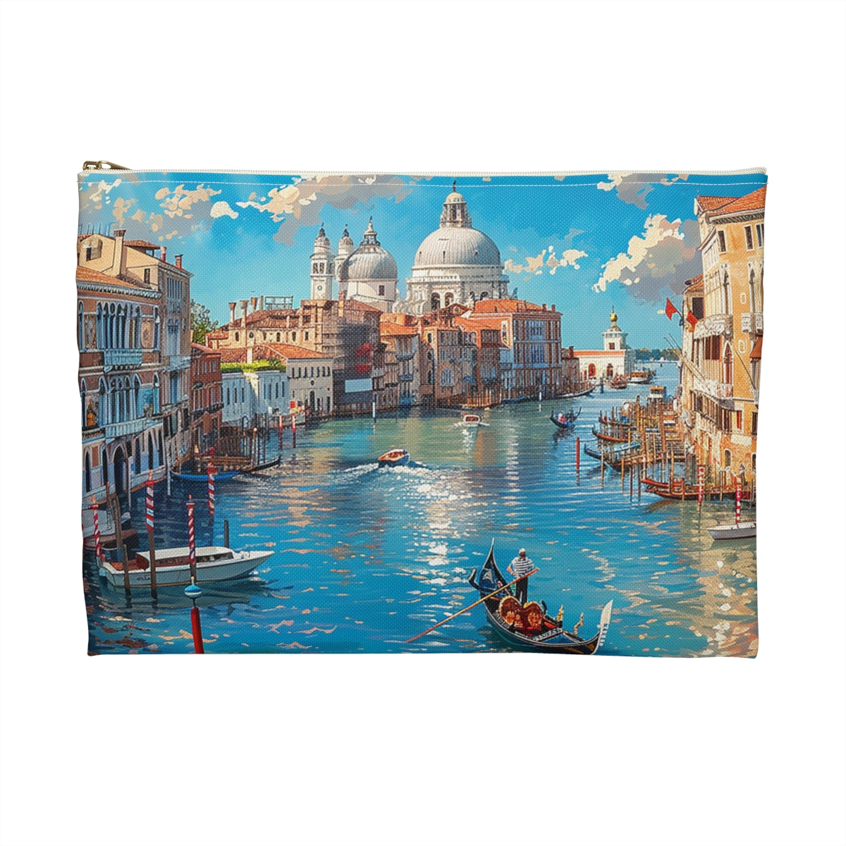 Venetian Grand Canal Dream Accessory Pouch - back view