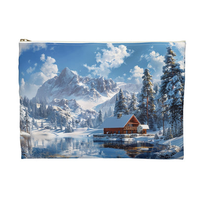 Winter Wonderland Retreat Accessory Pouch - back view