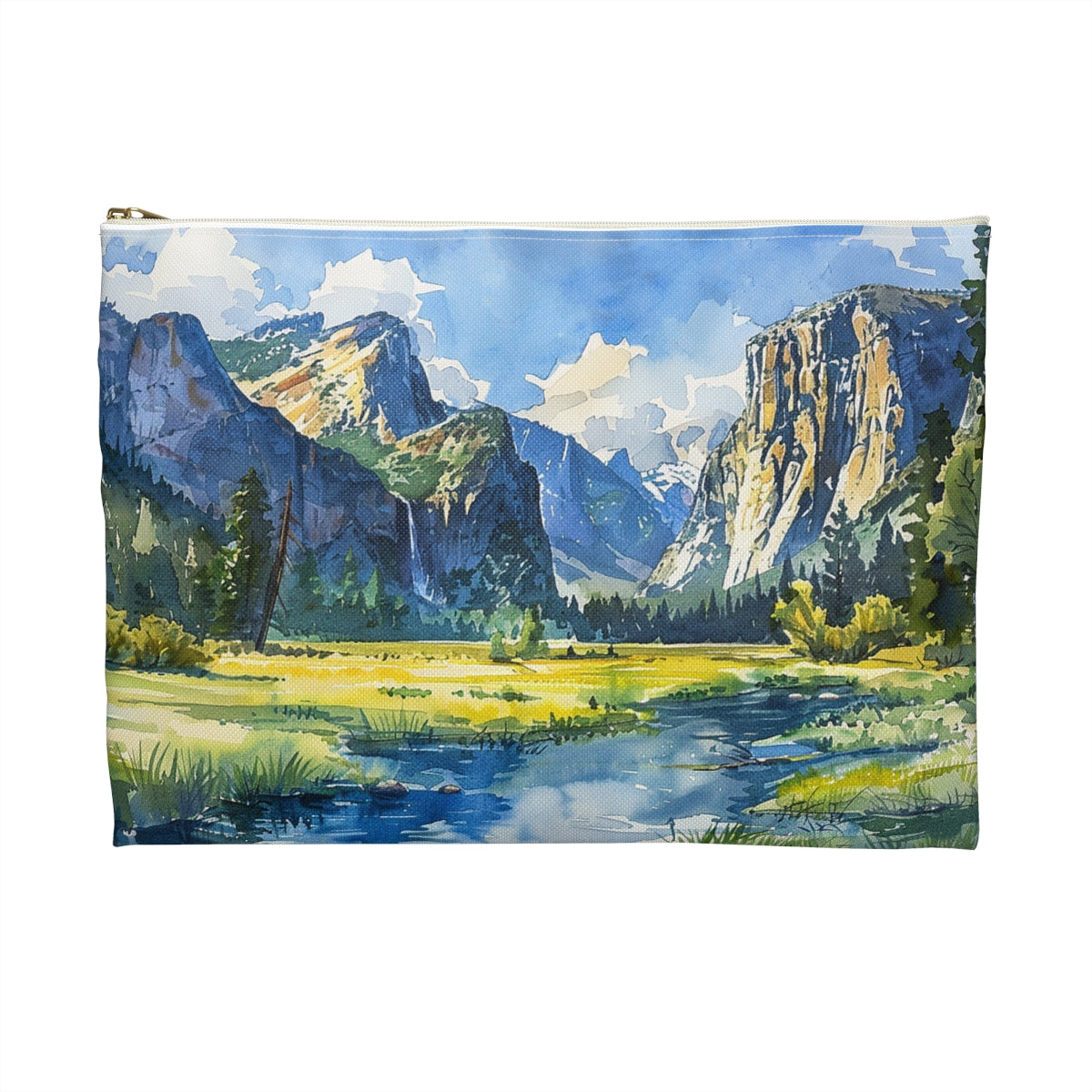 Yosemite Valley Vista Accessory Pouch - back view